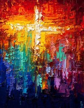 colourful cross